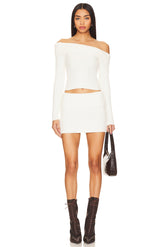 superdown Ava Skirt Set in Cream