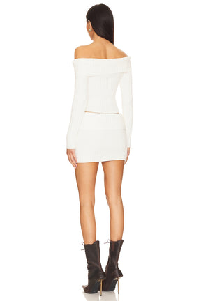 superdown Ava Skirt Set in Cream