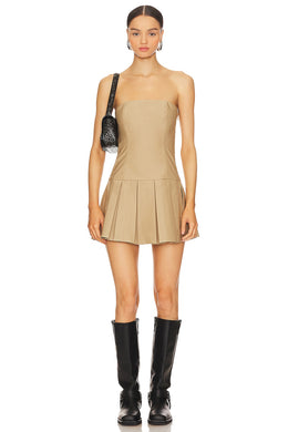 superdown Ruby Mini Dress in Tan
