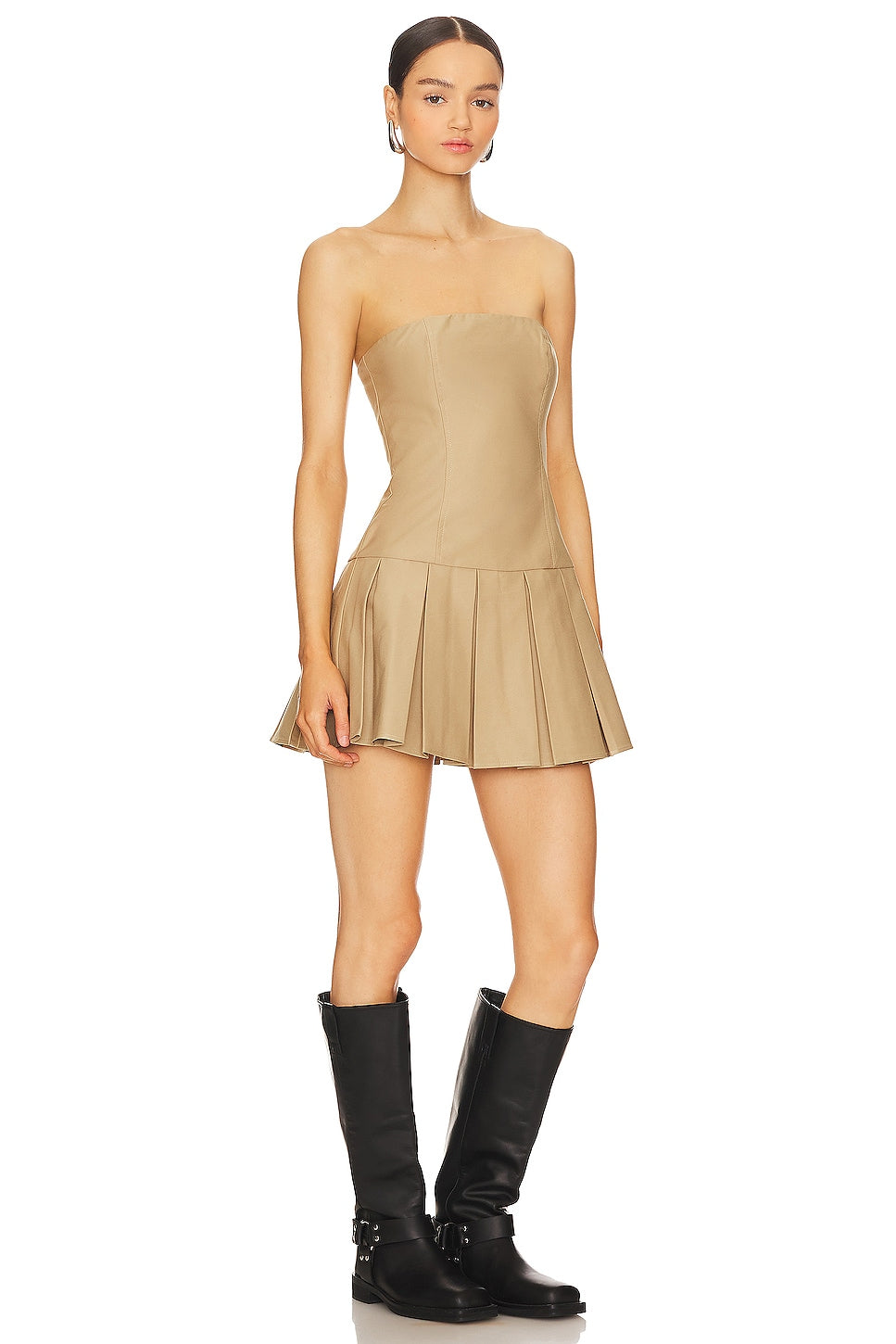 superdown Ruby Mini Dress in Tan