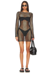 superdown Gaia Mini Dress in Black