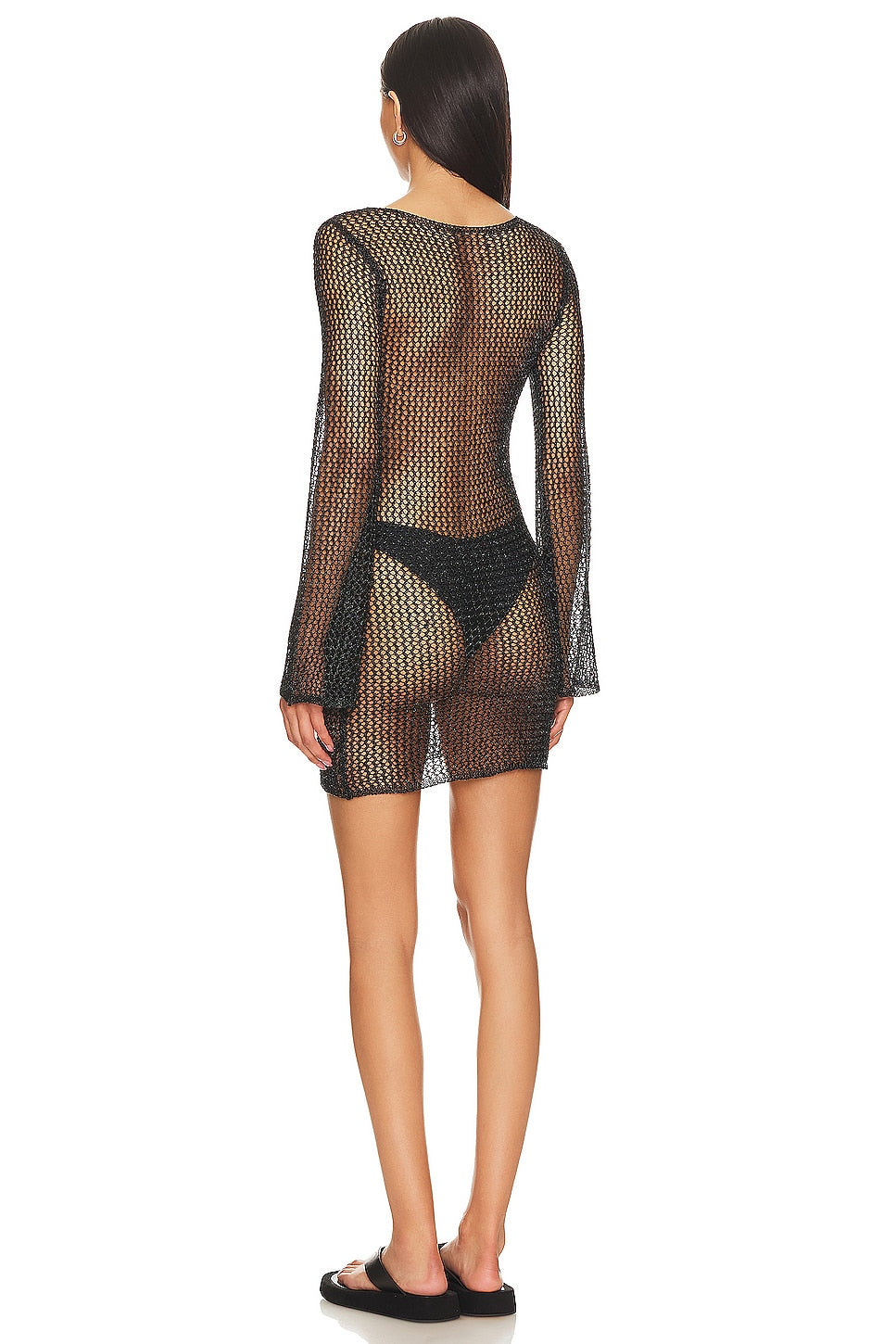 superdown Gaia Mini Dress in Black