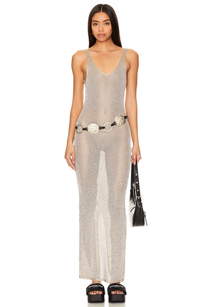 superdown Egon Maxi Dress in Gold