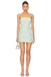 superdown Andria Strapless Mini Dress in Mint