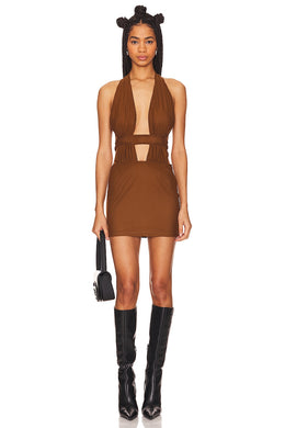 superdown Levi Mini Dress in Chocolate