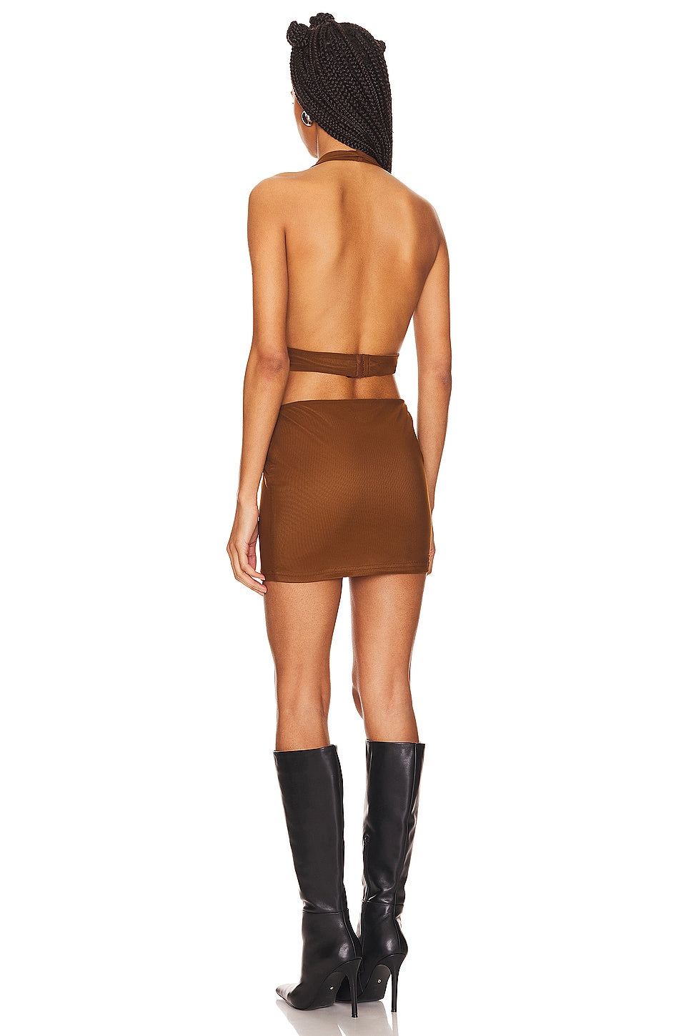 superdown Levi Mini Dress in Chocolate