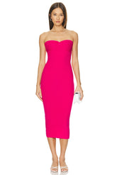 superdown Elisha Strapless Dress in Pink