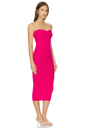 superdown Elisha Strapless Dress in Pink