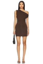 superdown Alessia Mini Dress in Brown