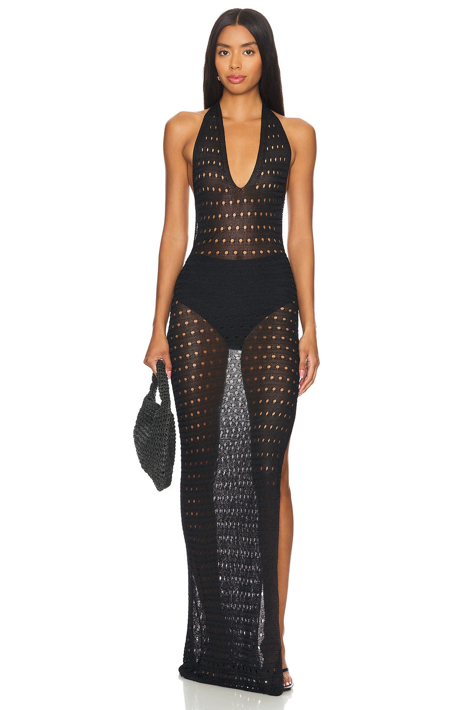 superdown Antonella Maxi Dress in Black