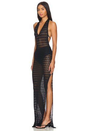 superdown Antonella Maxi Dress in Black