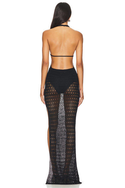 superdown Antonella Maxi Dress in Black