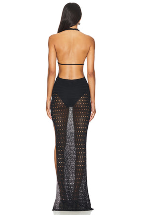 superdown Antonella Maxi Dress in Black