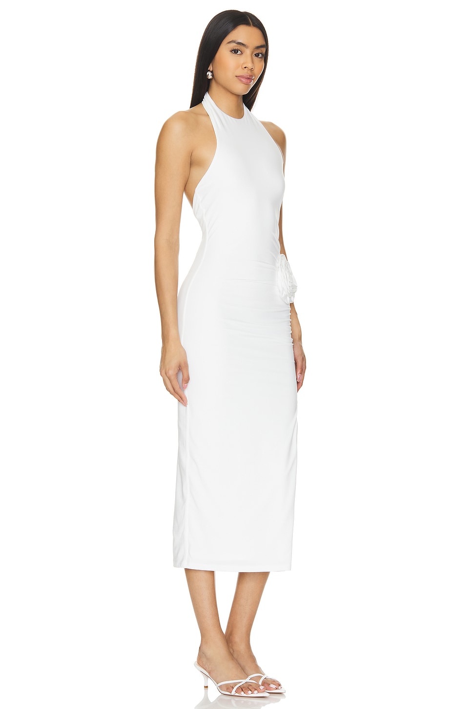 superdown x Bridget Iris Midi Dress in White