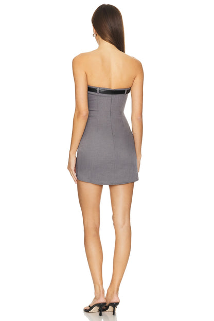 superdown Reiko Mini Dress in Grey