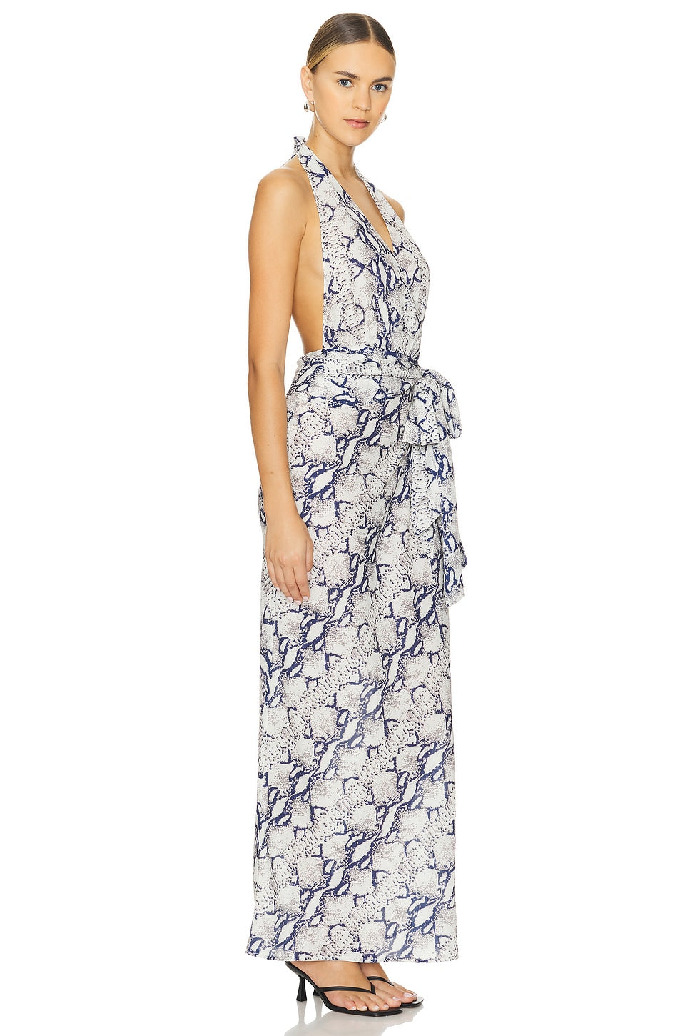 superdown Cynthia Maxi Dress in Snake Multi