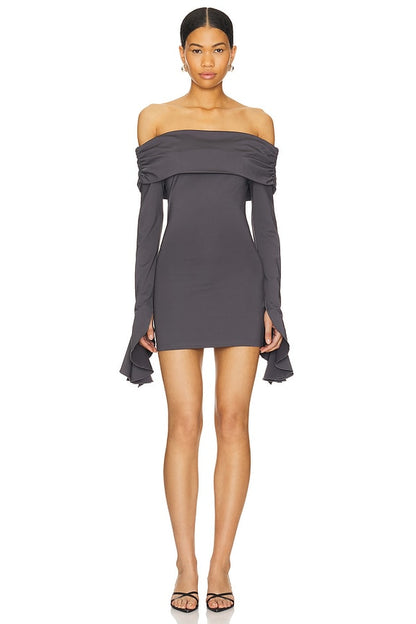 superdown Yuka Mini Dress in Slate