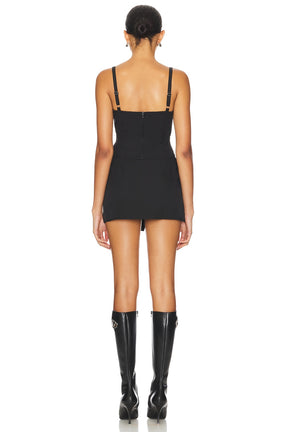 superdown Alia Skirt Set in Black