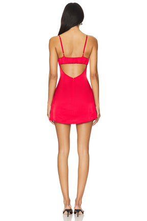 superdown Claire Mini Dress in Red