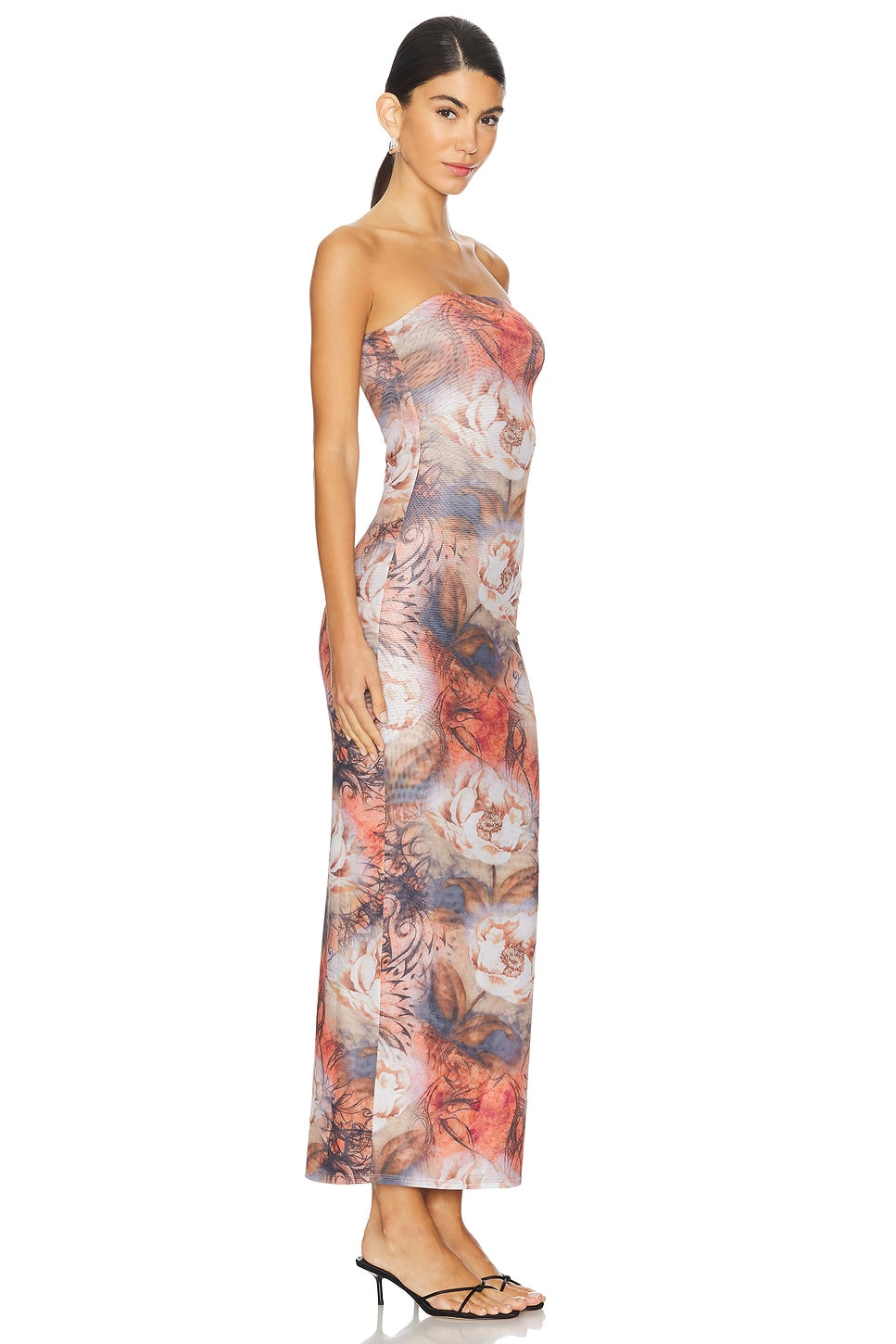 superdown Gabi Maxi Dress in Brown