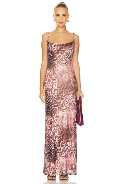 superdown Jianna Maxi Dress in Mauve