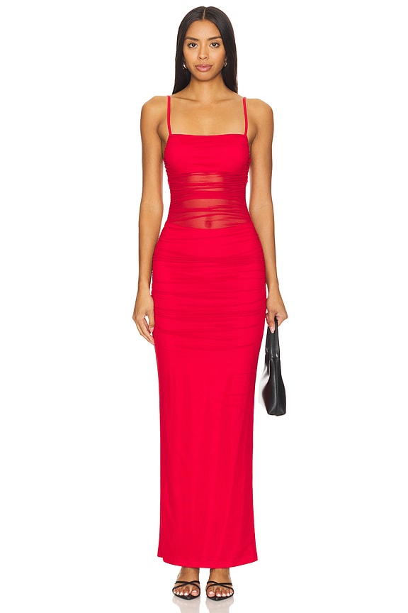 superdown Celeste Maxi Dress in Red