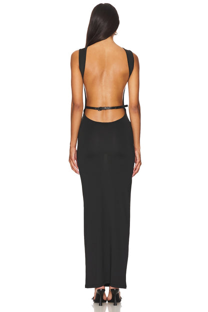 superdown Trista Maxi Dress in Black