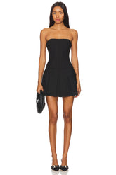 superdown Geraldine Mini Dress in Black