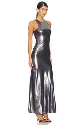 superdown Felina Maxi Dress in Gunmetal