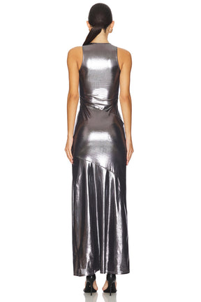 superdown Felina Maxi Dress in Gunmetal