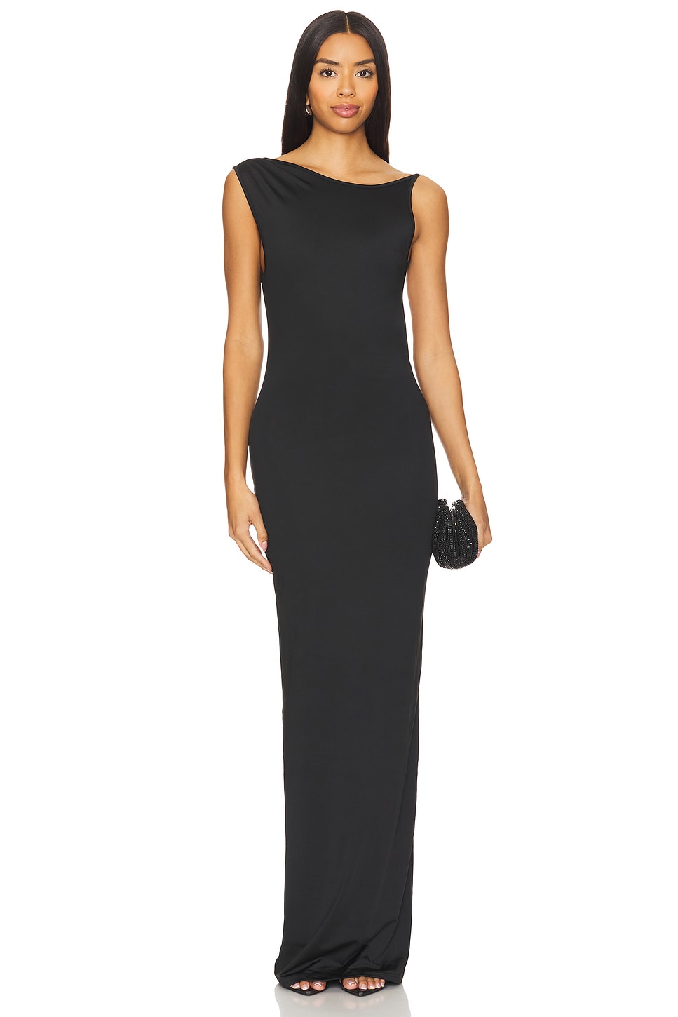 superdown Avya Maxi Dress in Black