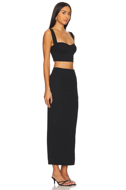 superdown Veneda Skirt Set in Black