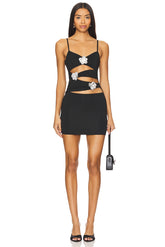 superdown Aitana Mini Dress in Black
