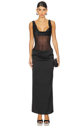 superdown Astri Maxi Dress in Black