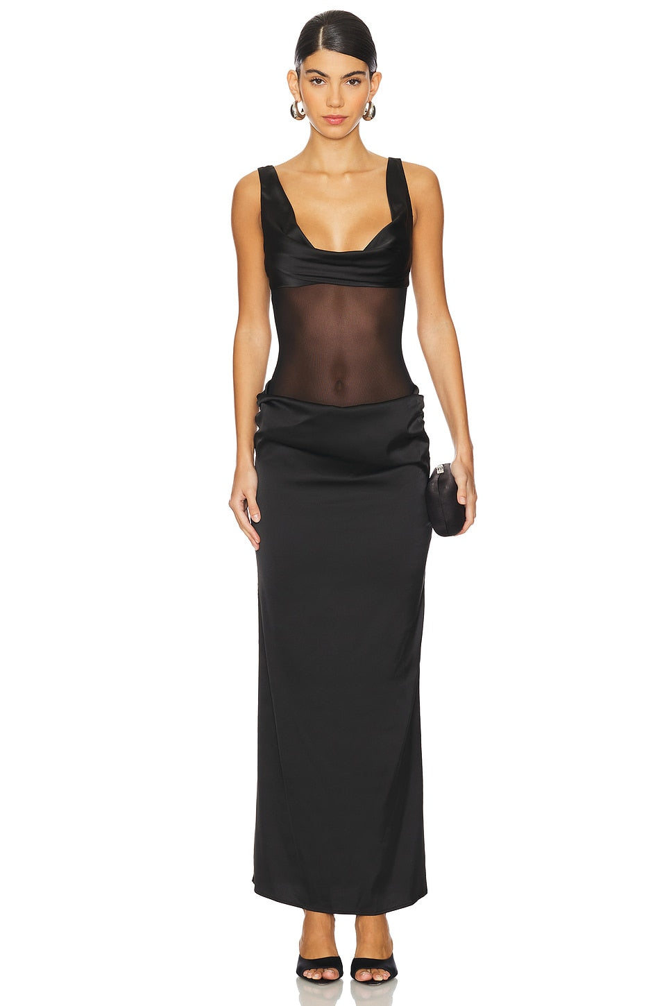 superdown Astri Maxi Dress in Black
