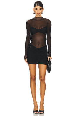 superdown Carolina Mini Dress in Black