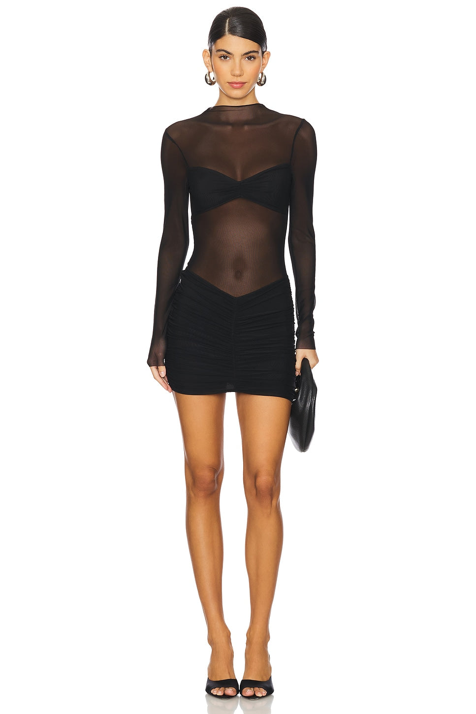 superdown Carolina Mini Dress in Black