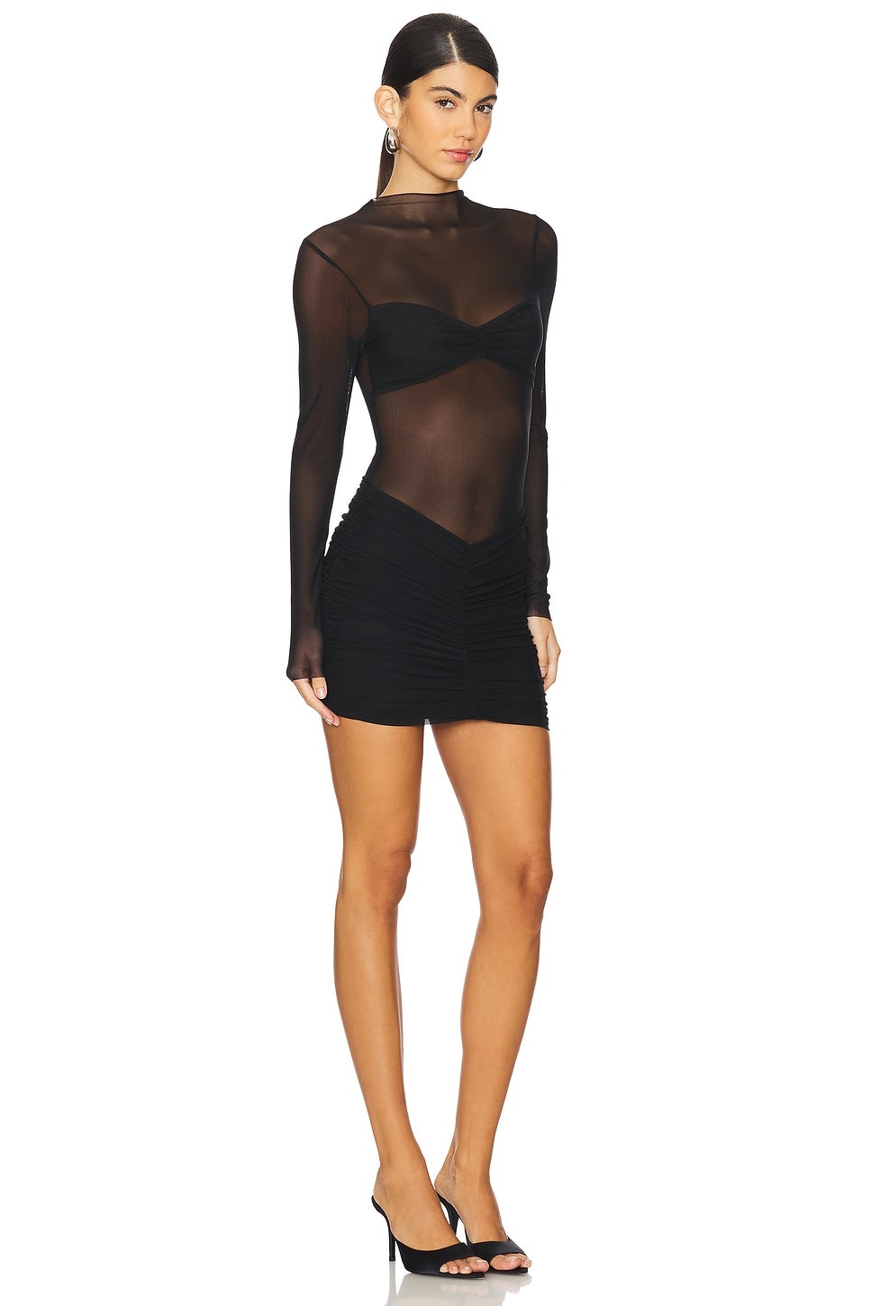 superdown Carolina Mini Dress in Black