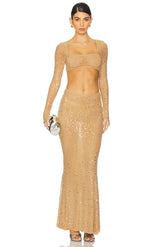 superdown Fifa Maxi Set in Nude