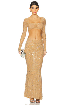 superdown Fifa Maxi Set in Nude