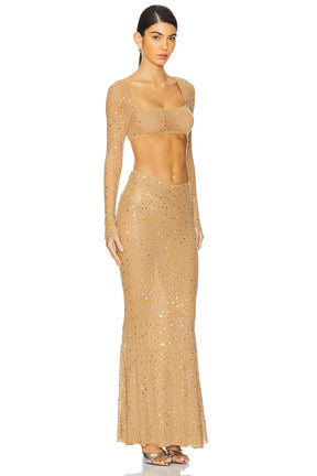 superdown Fifa Maxi Set in Nude