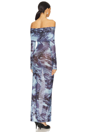 superdown Karasi Maxi Dress in Navy