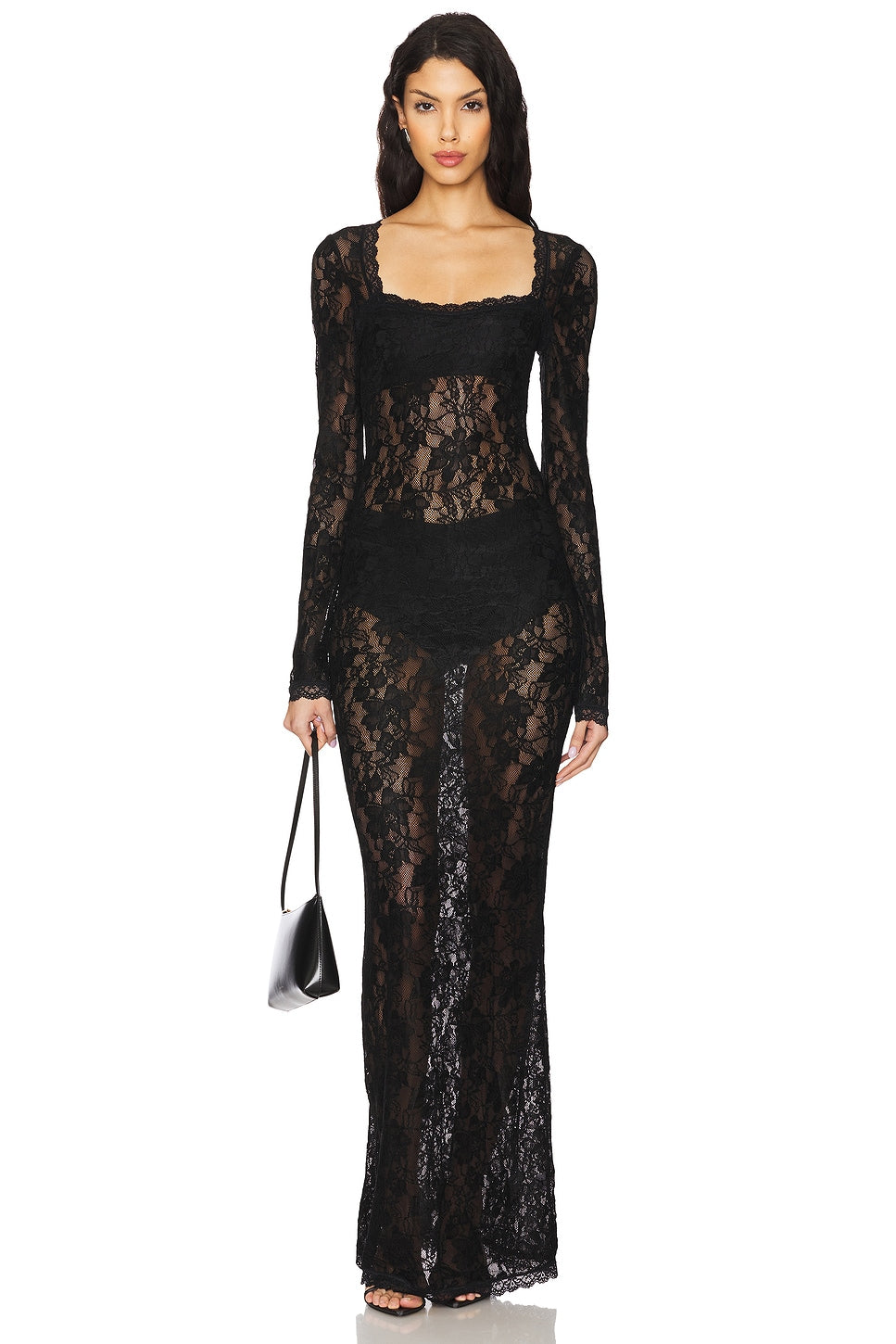 superdown Blanche Maxi Dress in Black