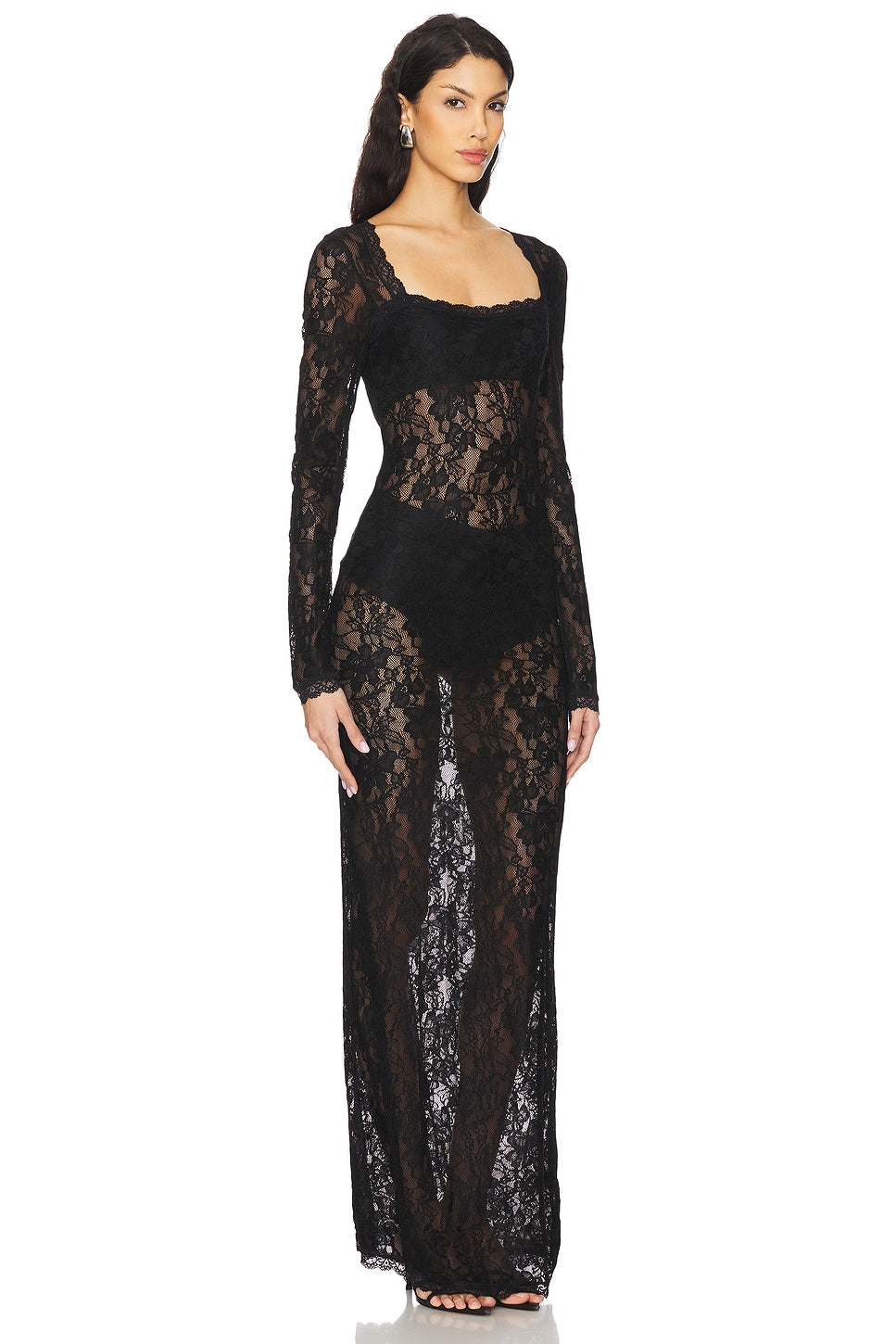superdown Blanche Maxi Dress in Black