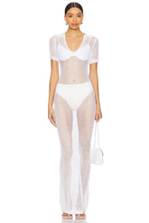 superdown Cosette Maxi Dress in White