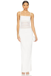 superdown Celeste Maxi Dress in White