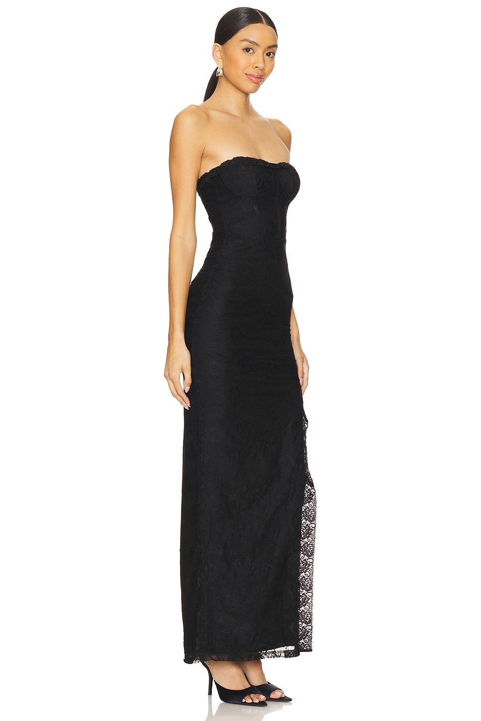 superdown Lou Maxi Dress in Black