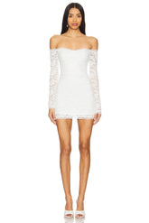 superdown Bailey Mini Dress in White
