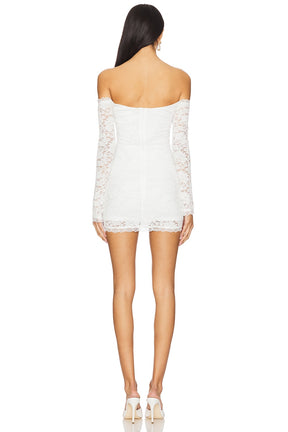 superdown Bailey Mini Dress in White