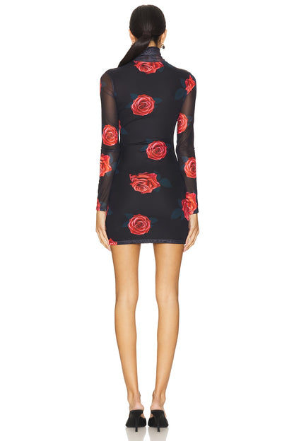 superdown Liora Mini Dress in Rose Multi